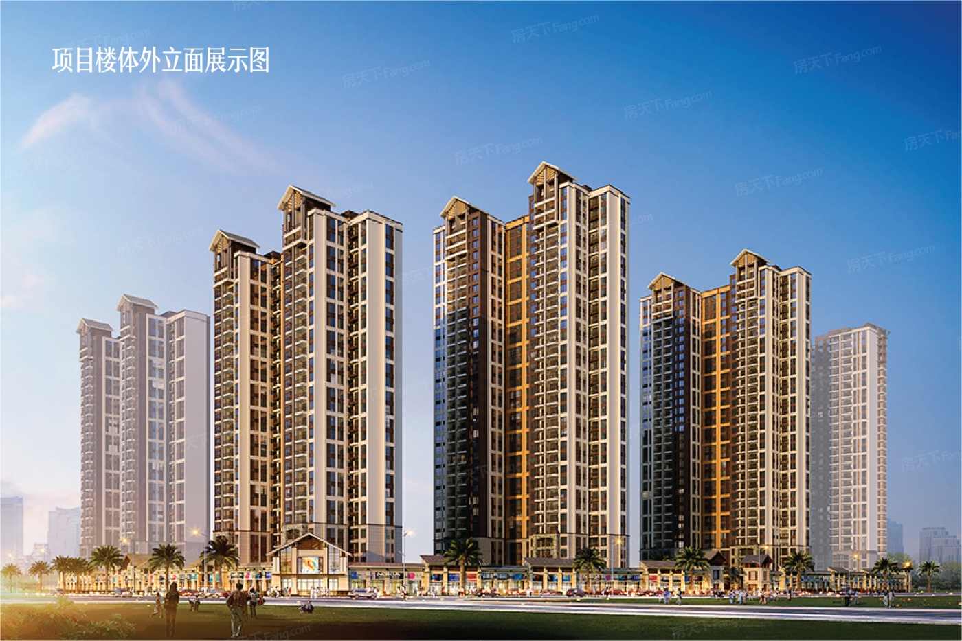 效果图:外立面效果图 效果图:外立面效果图